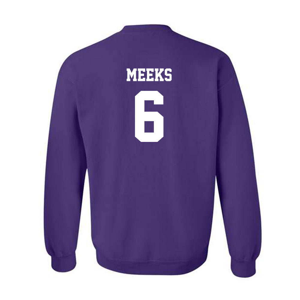JMU - NCAA Men's Basketball : Ashton Meeks - Classic Shersey Crewneck Sweatshirt-1