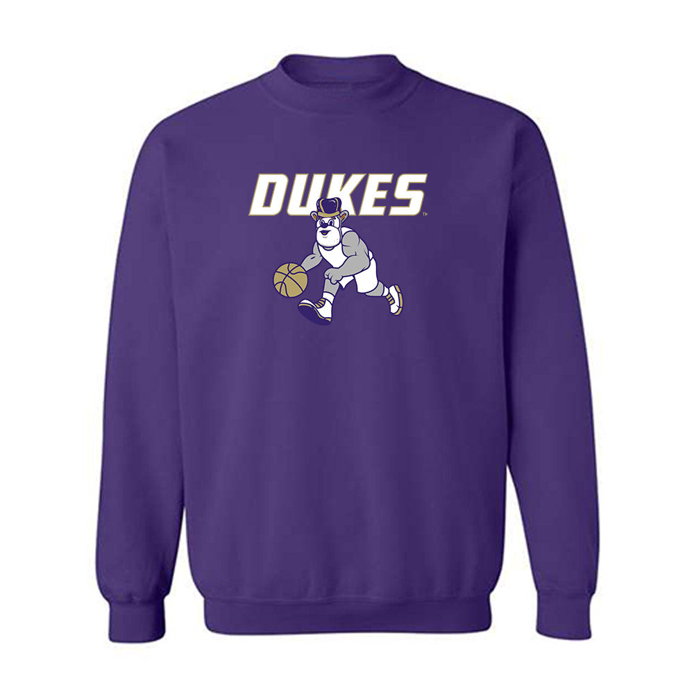 JMU - NCAA Men's Basketball : Cavan Reilly - Classic Shersey Crewneck Sweatshirt-0