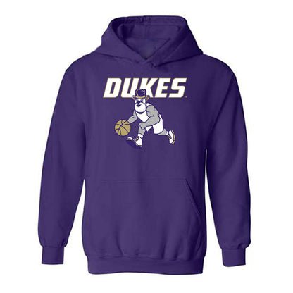 JMU - NCAA Men's Basketball : KJ Windham - Classic Shersey Hooded Sweatshirt-0