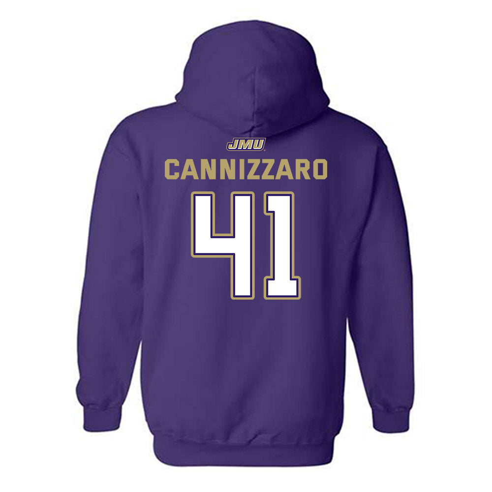 JMU - NCAA Baseball : Jack Cannizzaro - Hooded Sweatshirt-1