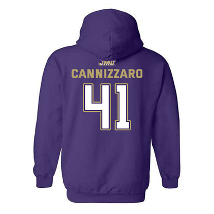 JMU - NCAA Baseball : Jack Cannizzaro - Hooded Sweatshirt-1
