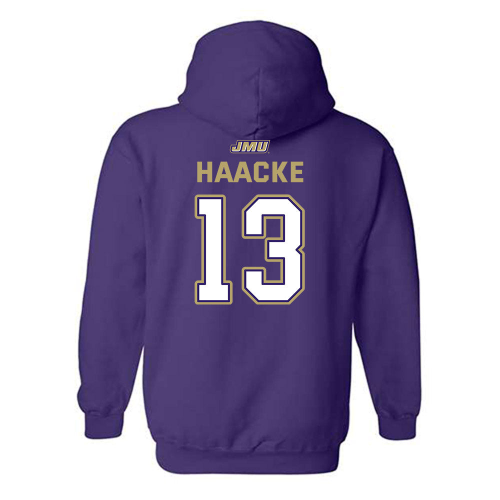 JMU - NCAA Baseball : Will Haacke - Hooded Sweatshirt-1