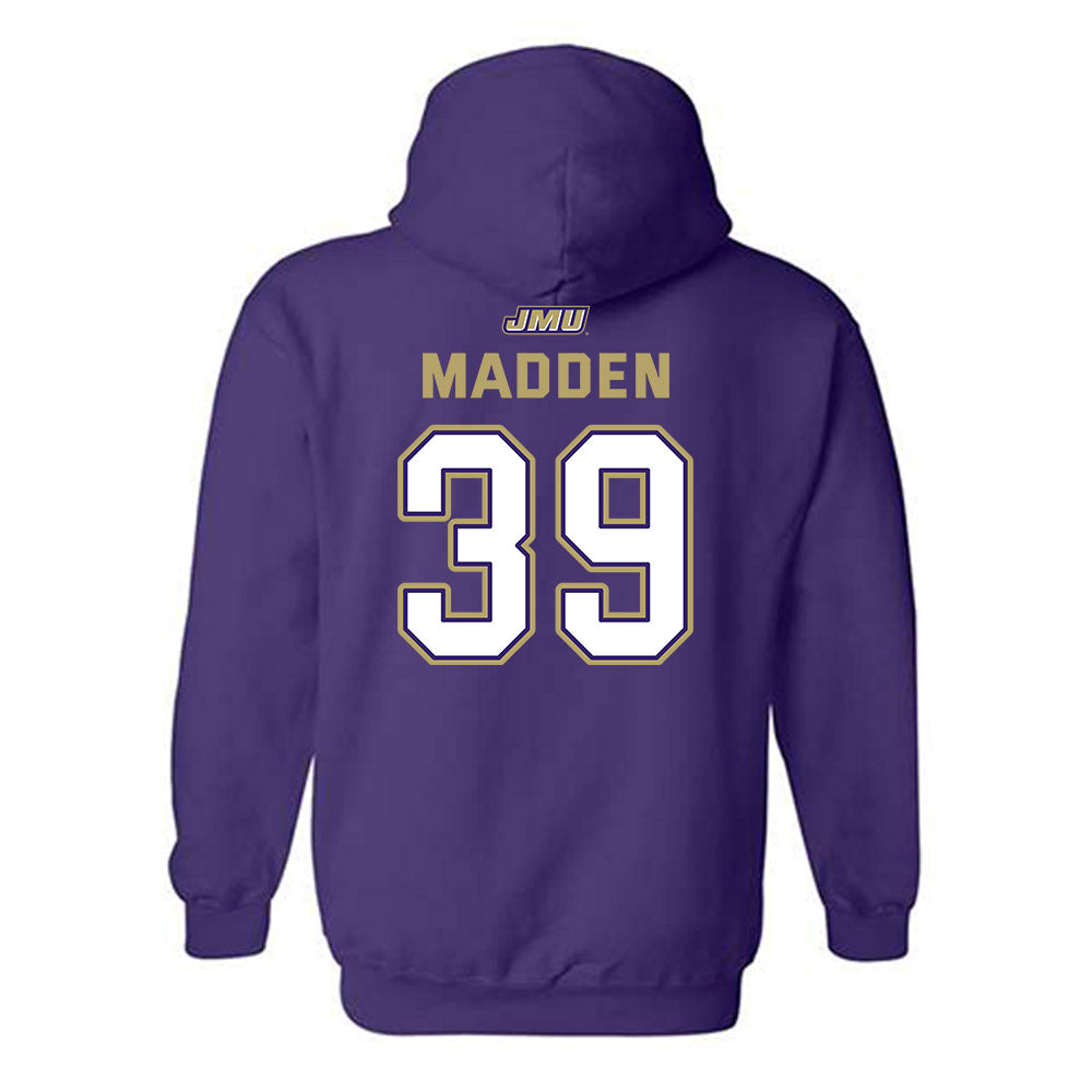 JMU - NCAA Baseball : Griffin Madden - Hooded Sweatshirt-1