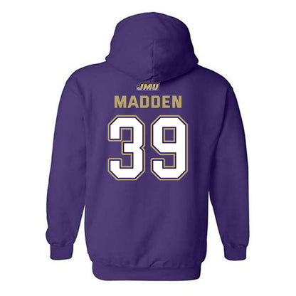 JMU - NCAA Baseball : Griffin Madden - Hooded Sweatshirt-1