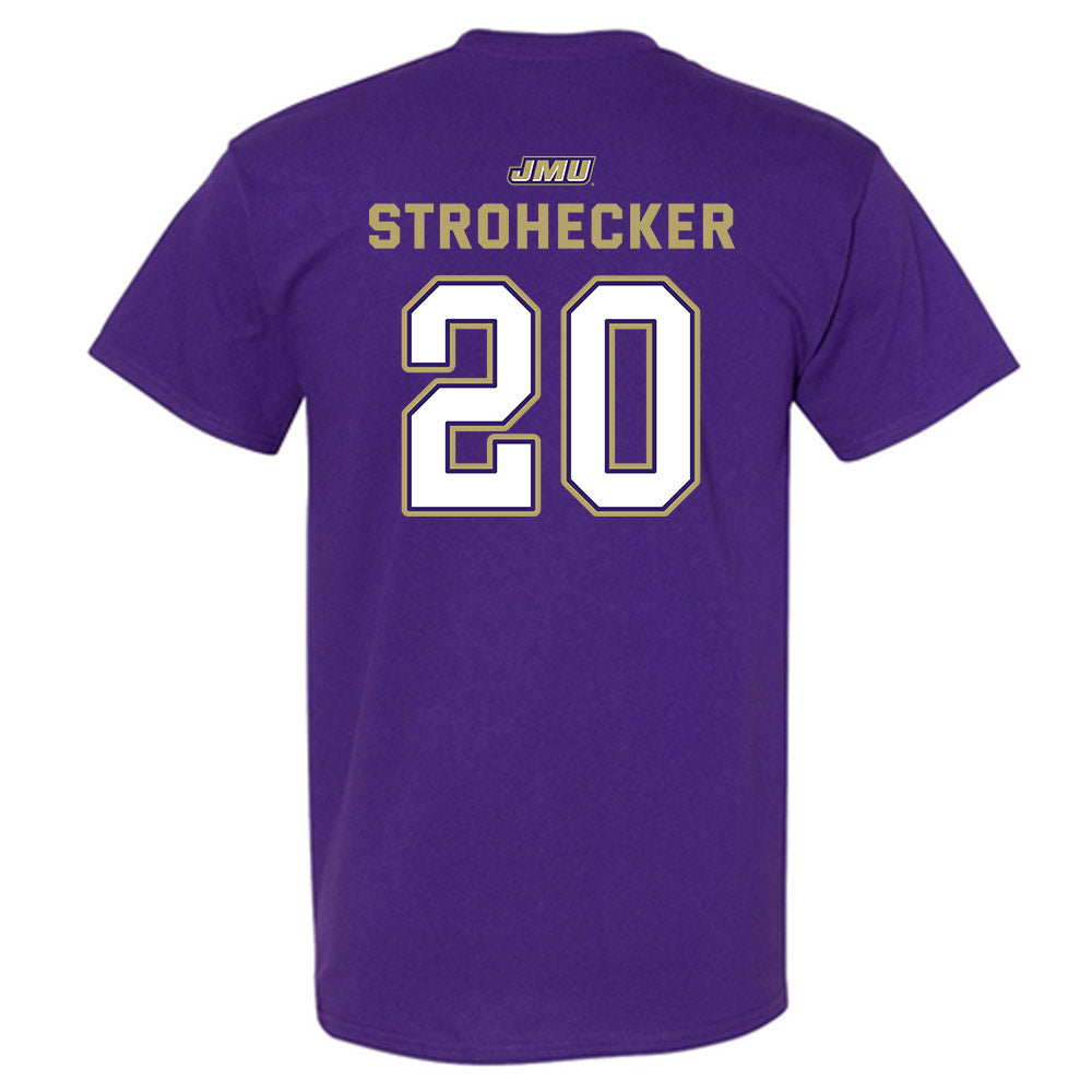 JMU - NCAA Baseball : Jonathan Strohecker - T-Shirt-1