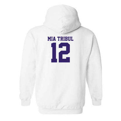 JMU - NCAA Softball : Mia Tribul - Classic Shersey Hooded Sweatshirt-1