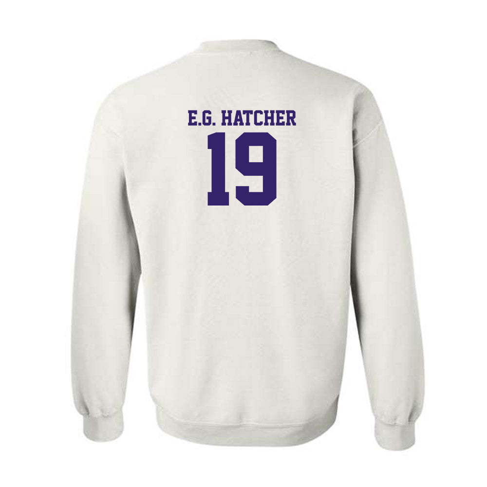 JMU - NCAA Softball : E.G. Hatcher - Classic Shersey Crewneck Sweatshirt-1