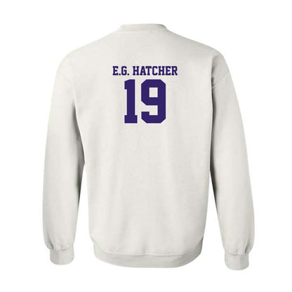 JMU - NCAA Softball : E.G. Hatcher - Classic Shersey Crewneck Sweatshirt-1