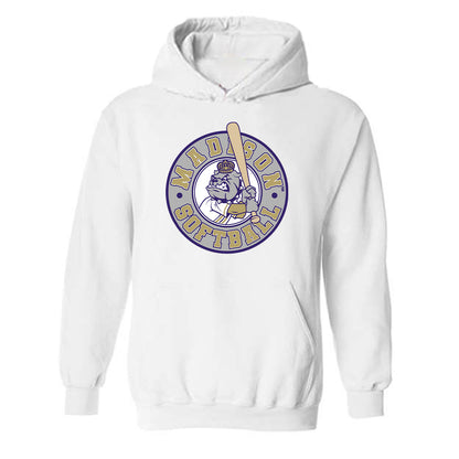 JMU - NCAA Softball : Ava Hodges - Classic Shersey Hooded Sweatshirt-0