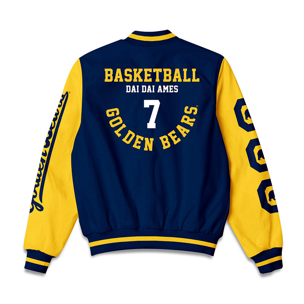 UC Berkeley - NCAA Men's Basketball : Dai Dai Ames - Bomber Jacket-1