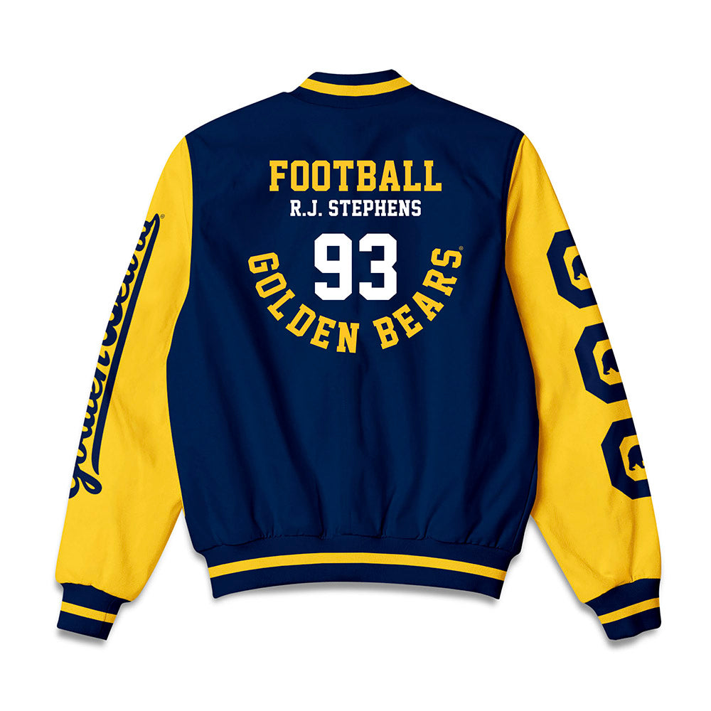 UC Berkeley - NCAA Football : R.J. Stephens - Bomber Jacket-1