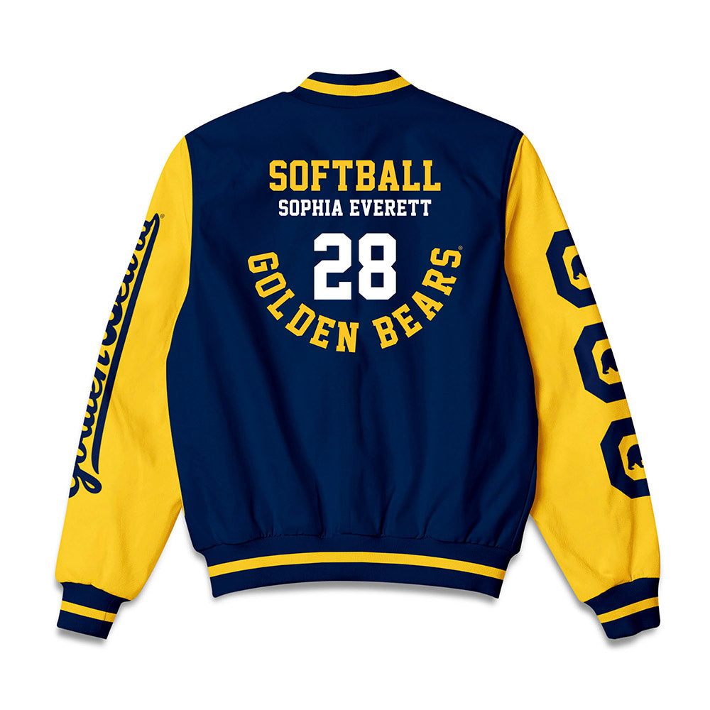 UC Berkeley - NCAA Softball : Sophia Everett - Bomber Jacket-1