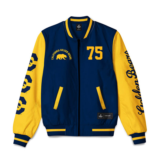 UC Berkeley - NCAA Football : Justin Hasenhuetl - Bomber Jacket-0