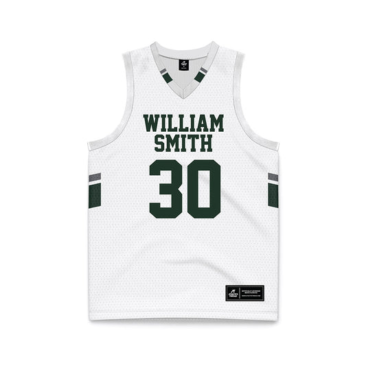 HWS - NCAA Women's Basketball : Jojo Sulmasy - White Basketball Jersey-0