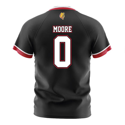 Ferris State - NCAA Women's Soccer : Bella Moore - Black Soccer Jersey-1