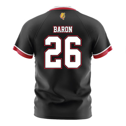 Ferris State - NCAA Women's Soccer : Isabella Baron - Black Soccer Jersey-1