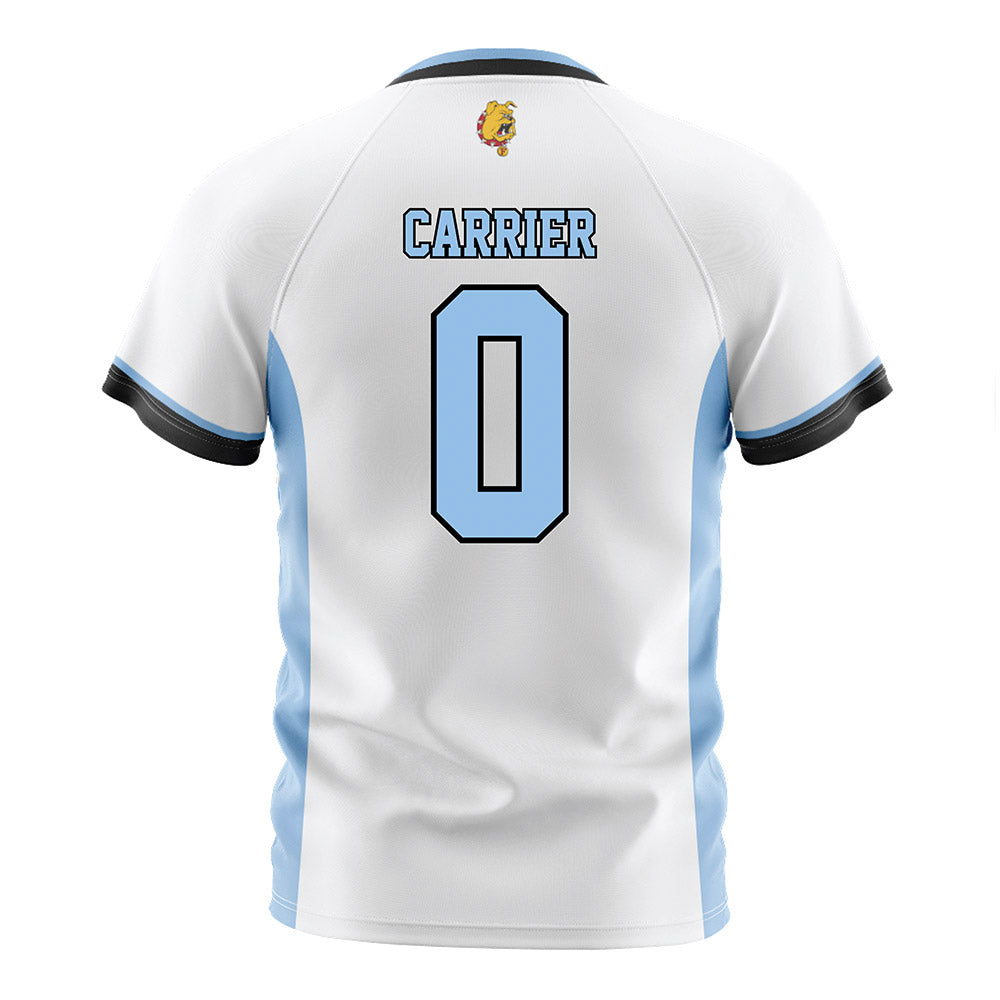 Ferris State - NCAA Women's Soccer : Gracyn Carrier - White Soccer Jersey-1