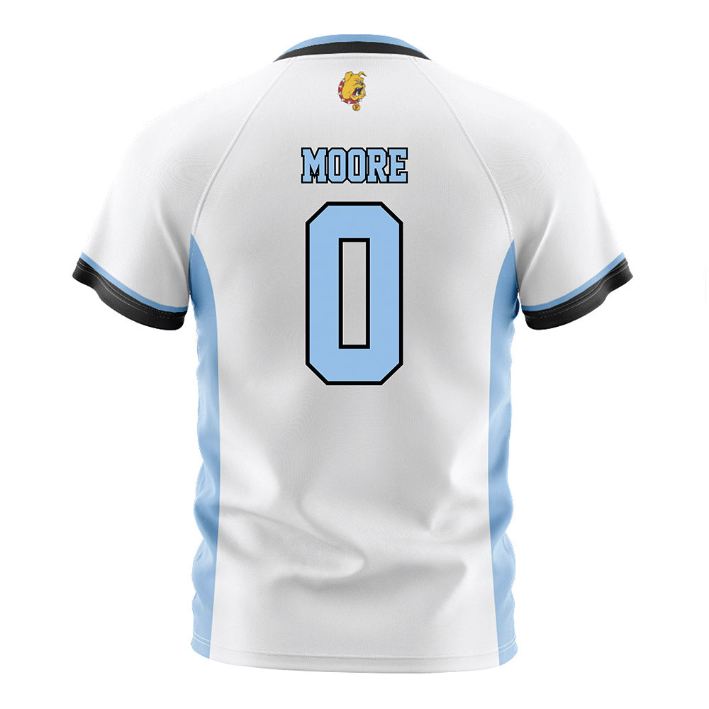 Ferris State - NCAA Women's Soccer : Bella Moore - White Soccer Jersey-1
