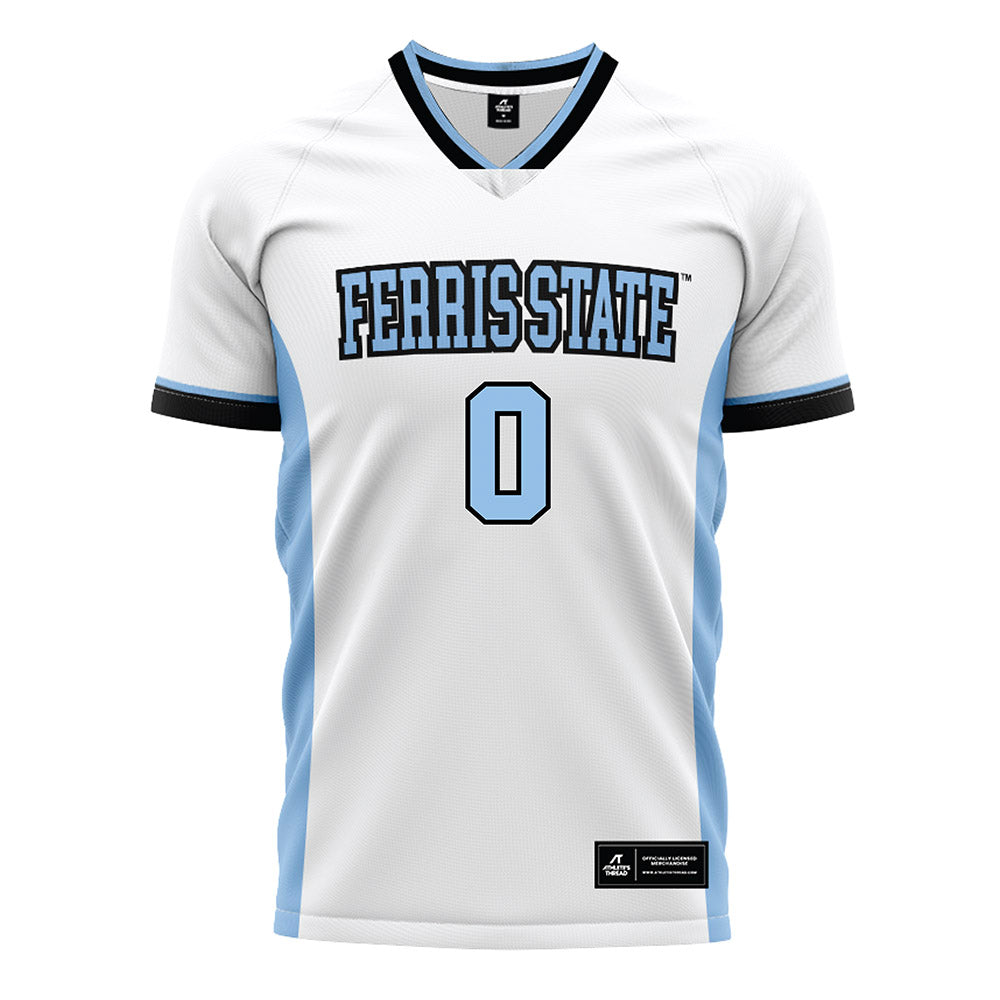 Ferris State - NCAA Women's Soccer : Gracyn Carrier - White Soccer Jersey-0