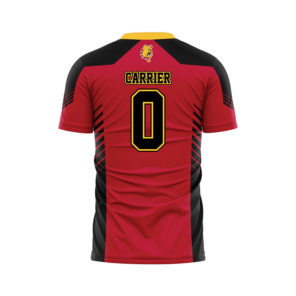 Ferris State - NCAA Women's Soccer : Gracyn Carrier - Red Soccer Jersey-1