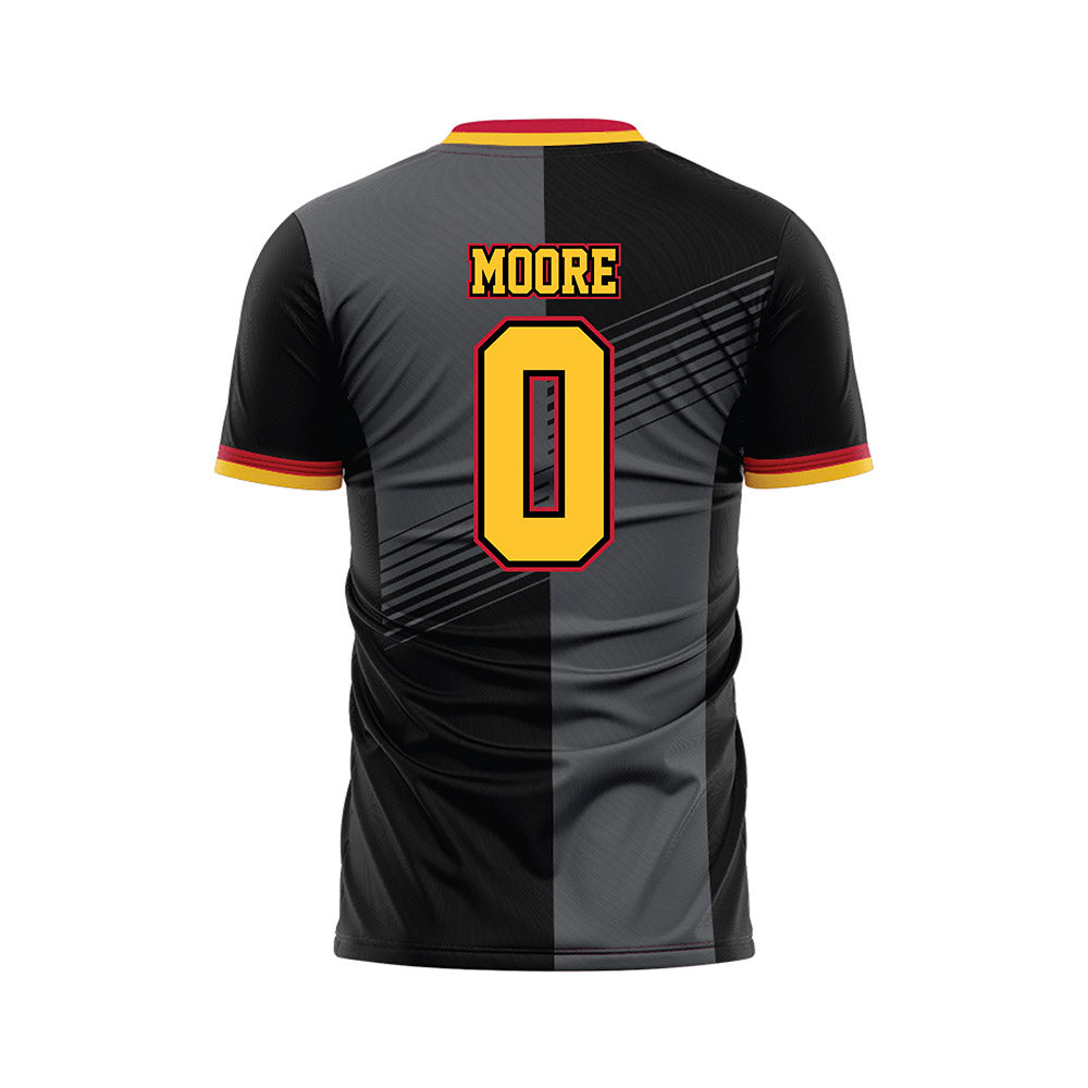 Ferris State - NCAA Women's Soccer : Bella Moore - Black Soccer Jersey-1