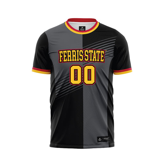 Ferris State - NCAA Women's Soccer : Danielle Wisser - Black Soccer Jersey-0