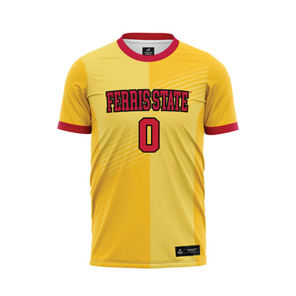 Ferris State - NCAA Women's Soccer : Bella Moore - Gold Soccer Jersey-0