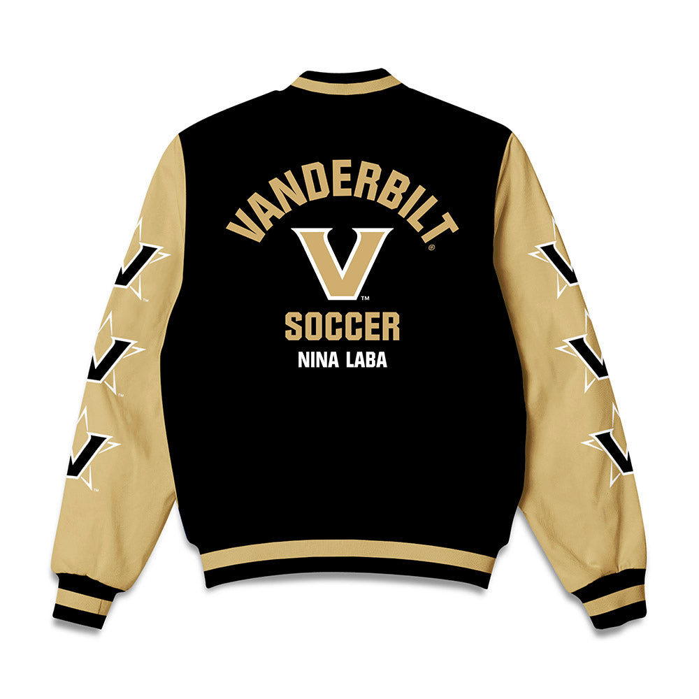 Vanderbilt - NCAA Women's Soccer : Nina Laba - Bomber Jacket-1