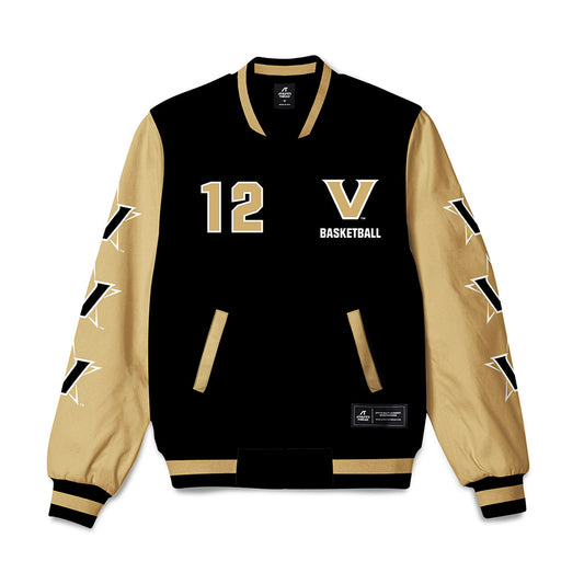 Vanderbilt - NCAA Men's Basketball : Chase Byington - Bomber Jacket-0