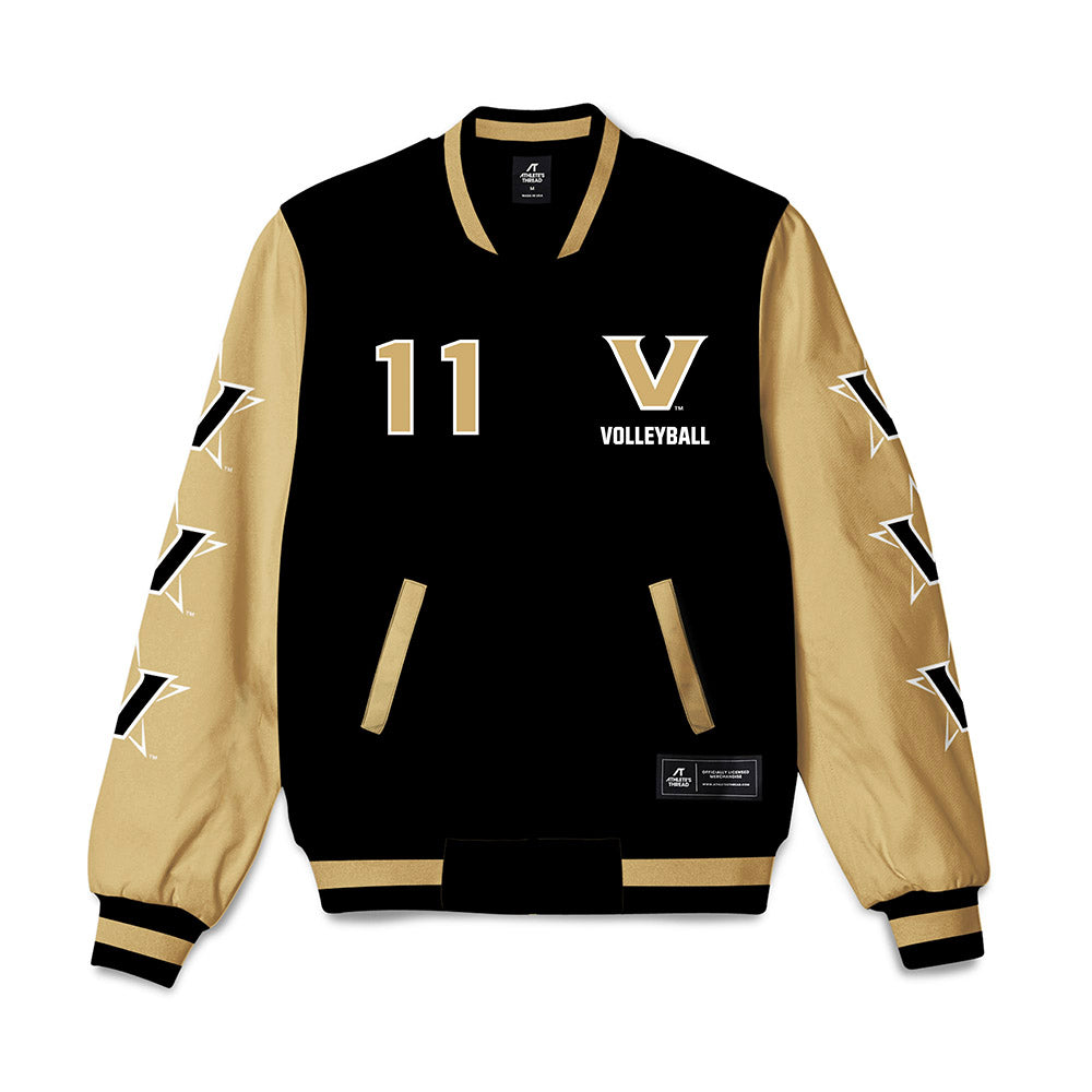 Vanderbilt - NCAA Women's Volleyball : Maya Witherspoon - Bomber Jacket-0