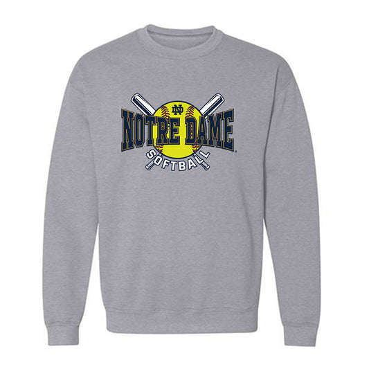 Notre Dame - NCAA Softball : Ashley Marietta - Sports Shersey Crewneck Sweatshirt-0
