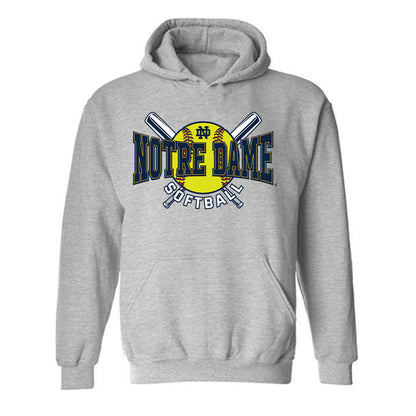 Notre Dame - NCAA Softball : Ava Zachary - Sports Shersey Hooded Sweatshirt-0