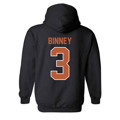 Texas - NCAA Women's Volleyball : Rella Binney - Classic Shersey Hooded Sweatshirt-1