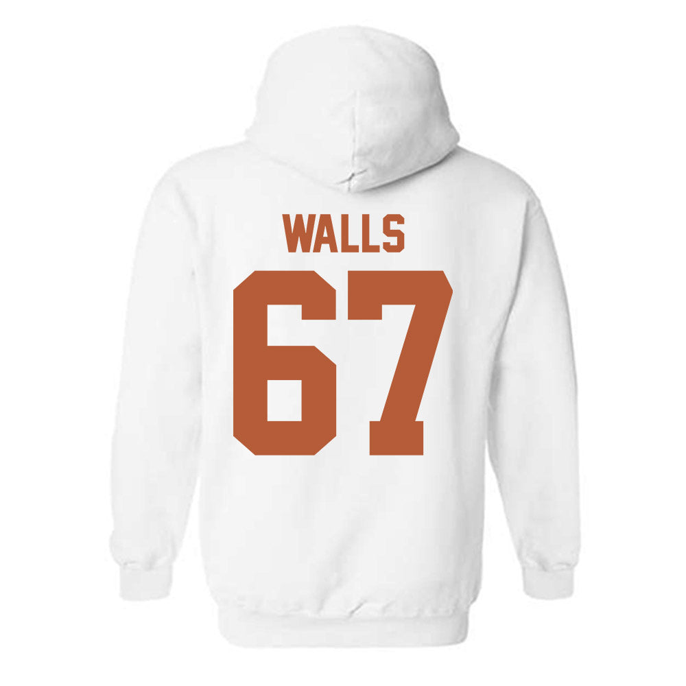 Texas - NCAA Baseball : Brody Walls - Classic Shersey Hooded Sweatshirt-1