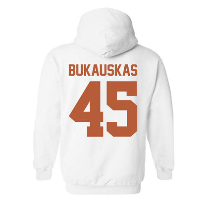 Texas - NCAA Football : Mikey Bukauskas - Classic Shersey Hooded Sweatshirt-1