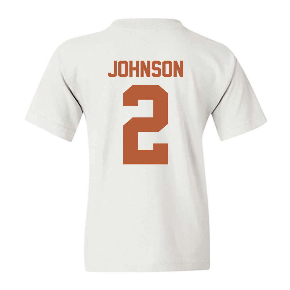 Texas - NCAA Men's Basketball : Isaiah Johnson - Classic Shersey Youth T-Shirt-1