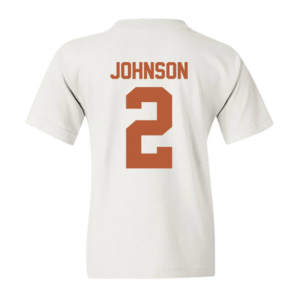 Texas - NCAA Men's Basketball : Isaiah Johnson - Classic Shersey Youth T-Shirt-1