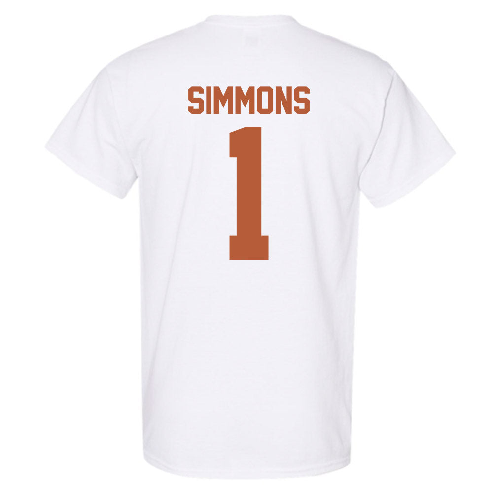 Texas - NCAA Football : Colin Simmons - Classic Shersey T-Shirt-1