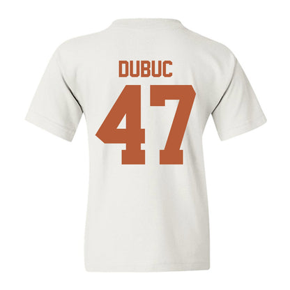 Texas - NCAA Football : Trey Dubuc - Classic Shersey Youth T-Shirt-1