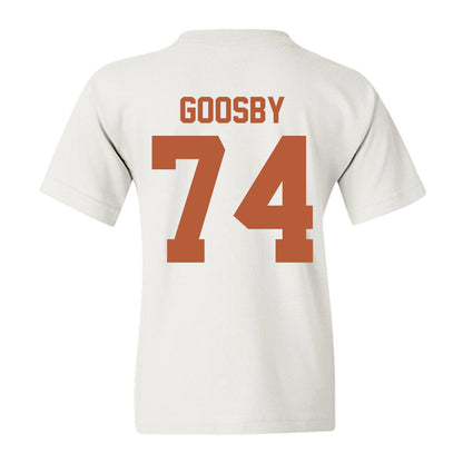 Texas - NCAA Football : Trevor Goosby - Classic Shersey Youth T-Shirt-1
