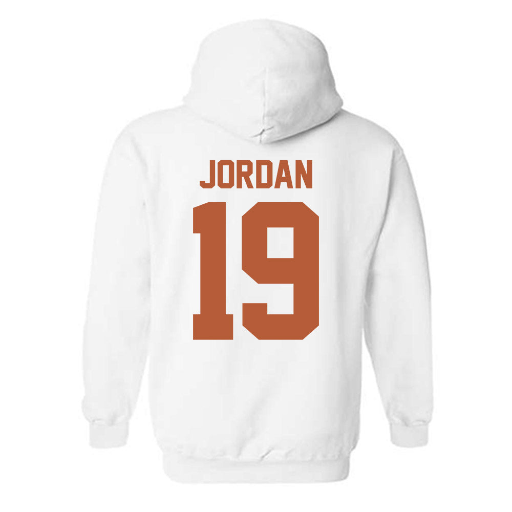 Texas - NCAA Baseball : Donovan Jordan - Classic Shersey Hooded Sweatshirt-1