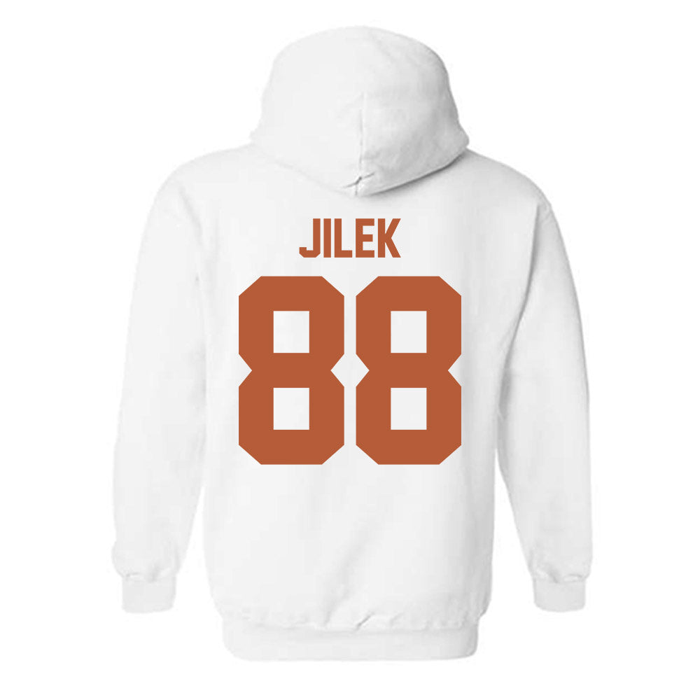Texas - NCAA Football : Charlie Jilek - Classic Shersey Hooded Sweatshirt-1