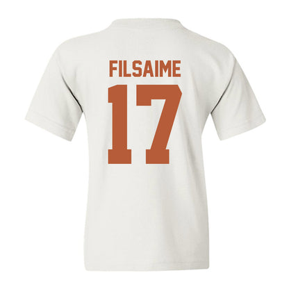 Texas - NCAA Football : Xavier Filsaime - Classic Shersey Youth T-Shirt-1