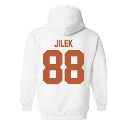 Texas - NCAA Football : Charlie Jilek - Classic Shersey Hooded Sweatshirt-1