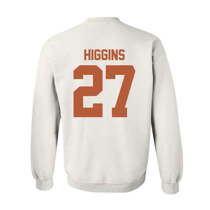 Texas - NCAA Baseball : Cal Higgins - Classic Shersey Crewneck Sweatshirt-1