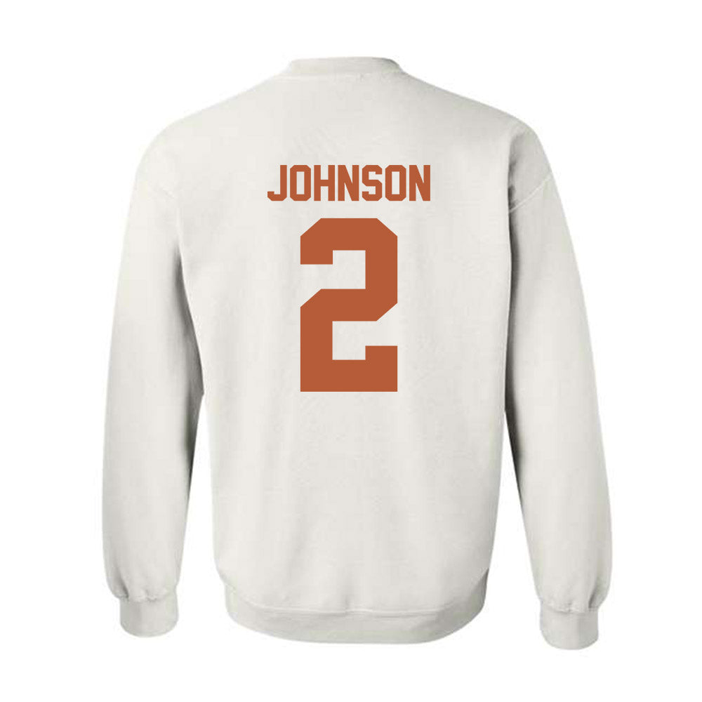 Texas - NCAA Men's Basketball : Isaiah Johnson - Classic Shersey Crewneck Sweatshirt-1