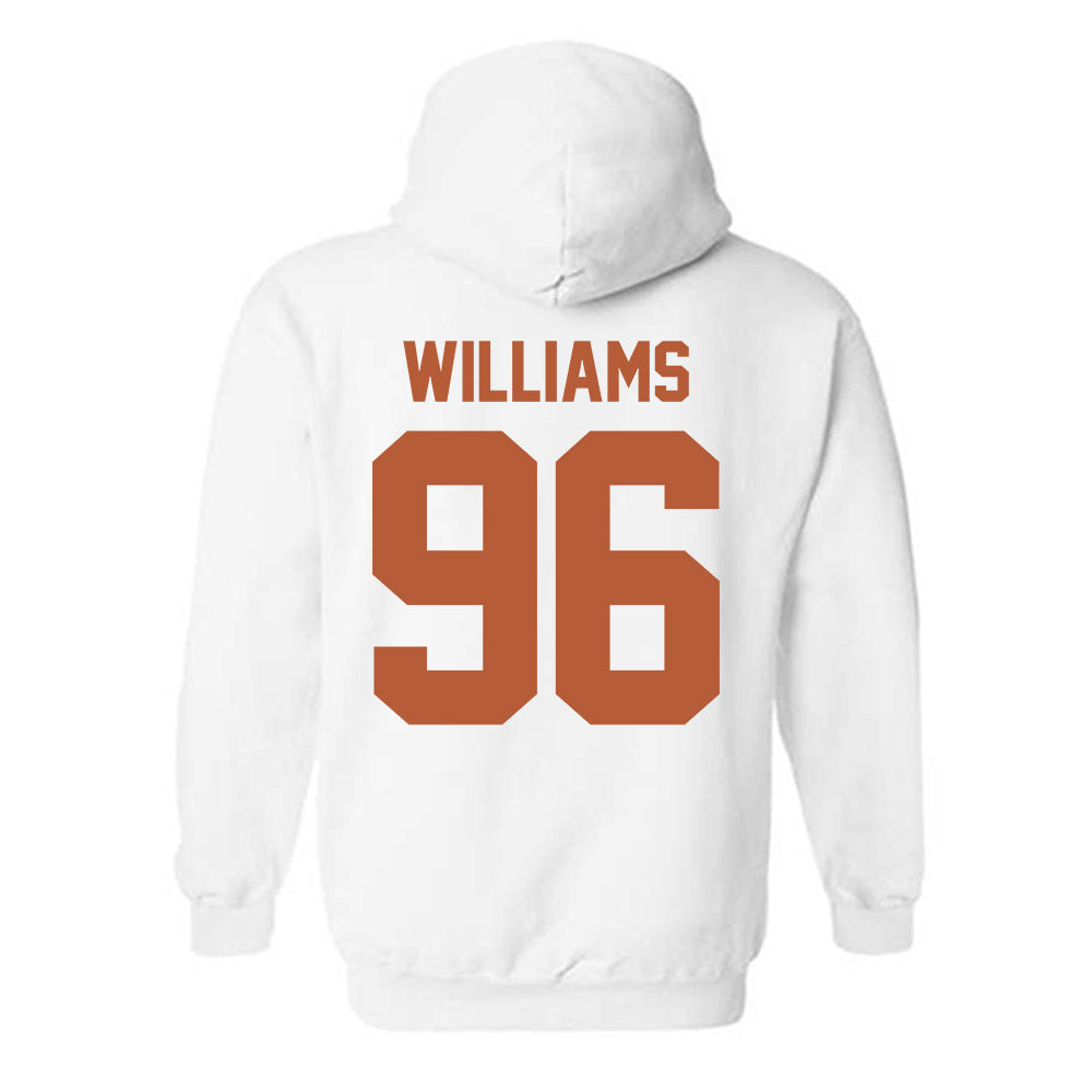 Texas - NCAA Football : Zion Williams - Classic Shersey Hooded Sweatshirt-1