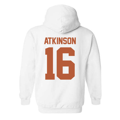 Texas - NCAA Football : Tyler Atkinson - Classic Shersey Hooded Sweatshirt-1