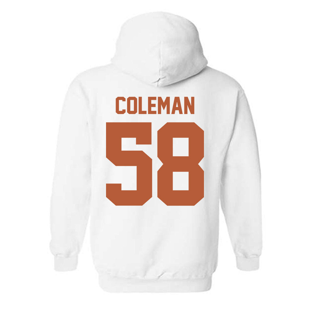 Texas - NCAA Football : Devin Coleman - Classic Shersey Hooded Sweatshirt-1