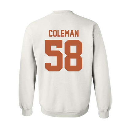 Texas - NCAA Football : Devin Coleman - Classic Shersey Crewneck Sweatshirt-1